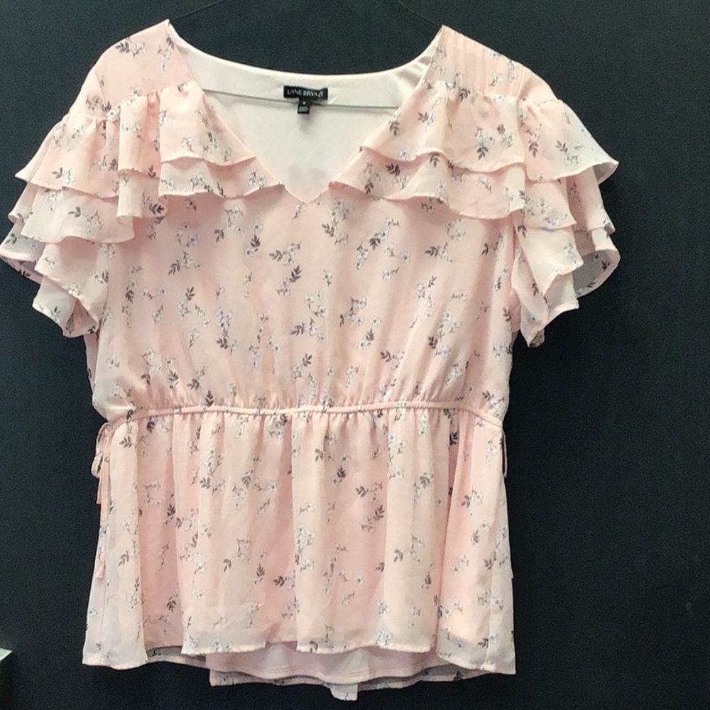 LANE BRYANT SOFT PINK SHIRT